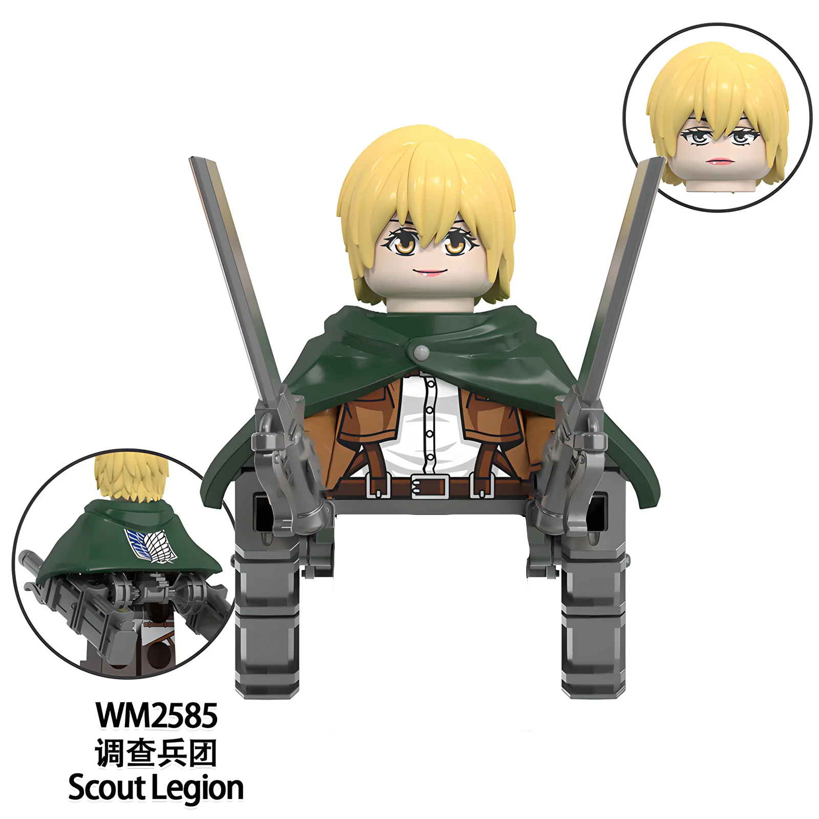 Figurines d'action d'anime japonais WM6166, légion de Scout, régiment de Police militaire, Corps stationnés, Corps d'entraînement, modèles de jouets à collectionner