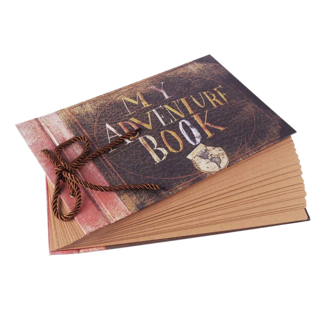 Album de bricolage fait à la main, pâte d'attache Vintage, mon livre d'aventure, Scrapbook familial, Album Photo DY