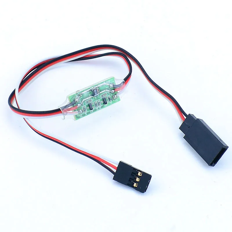 Model Airplane Receiver Output Servo Signal Amplifier Extension Cord for RC Dump Truck Crawler Car Airplane Excavator Boat