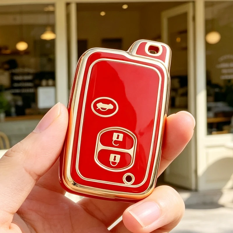 3 Buttons TPU Car Key Shell Smart Key Case for Toyota Camry Prius RAV4 Avalon Corolla Land Cruiser Venza Auto Key Case Fob