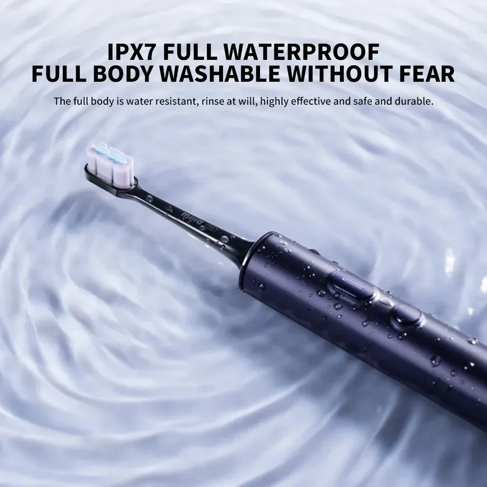  XIAOMI MIJIA T700 Sonic Electric Toothbrush Teeth Whitening Ultrasonic Vibration Oral Cleaner Brush Smart APP LED Display 