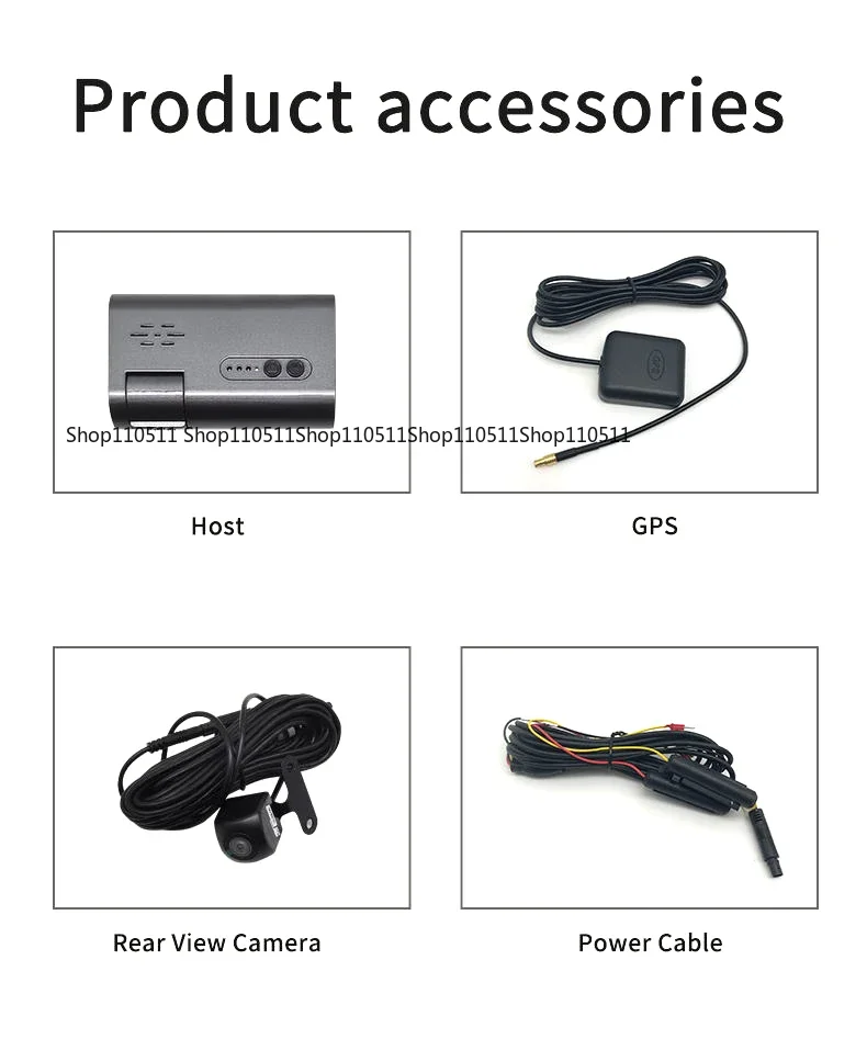 Dual Camera Mini 4g Hidden Dash Camera Wireless Global Positioning System CMSV6 Car Camera Video Recorder 24h Parking Monitor