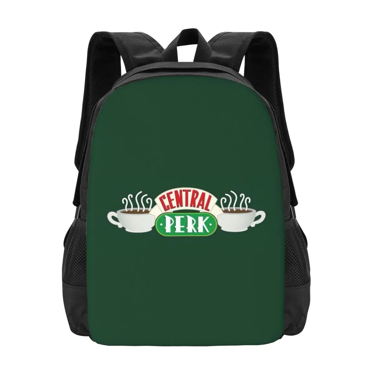 Central Perk Friends TV-Show-Rucksack, heißer Verkauf, Tagesrucksack, große Kapazität, für Jungen und Mädchen, Büchertasche, Schultasche, Umhängetaschen für Männer und Frauen