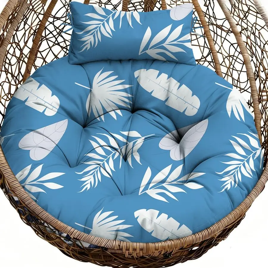 

Замена круглой подушки для стула-яйца, водонепроницаемые, 45 л x 45 Вт, утолщенные подвесные подушки для стула-качалки-яйца с подушкой-подголовником, мягкие