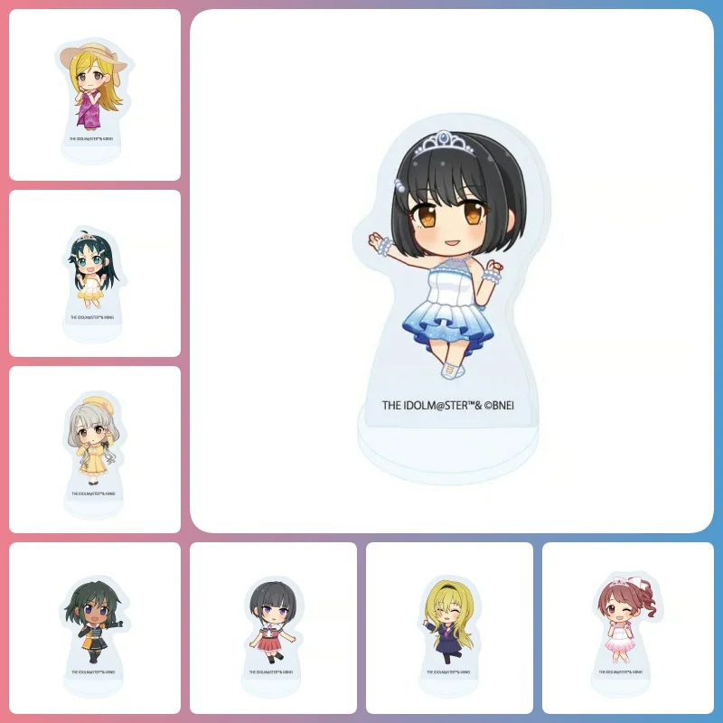 THE iDOLM@STER CINDERELLA GIRLS ANIME 10CM. Очаровательная акриловая фигурка-подставка, настольное украшение, брелок для ключей.