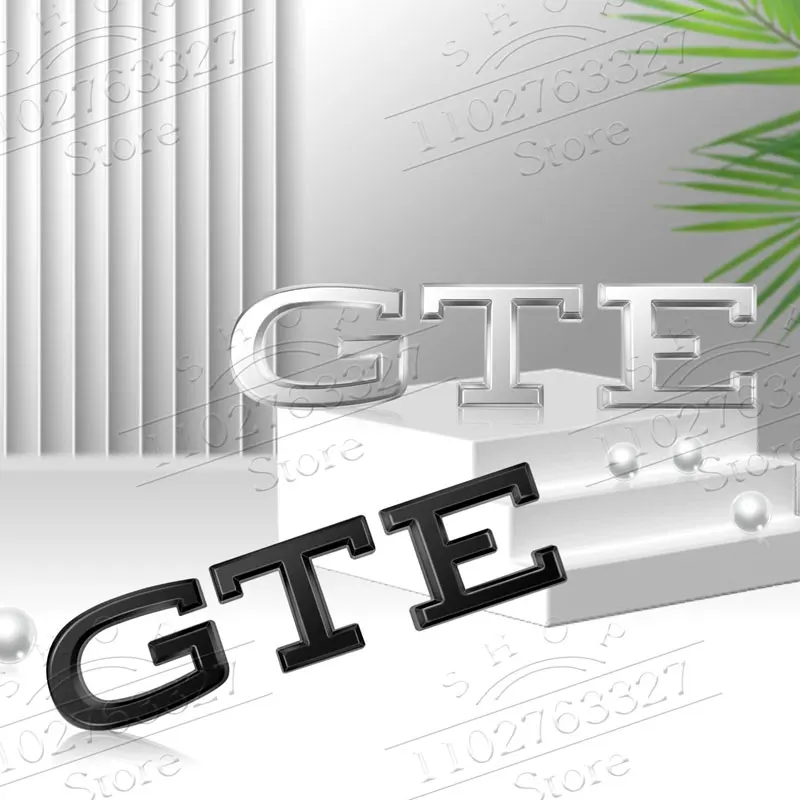 ملصق سيارة معدني GTD GTE Emblem ، شارة صندوق السيارة الخلفي ، شارة جسم الحاجز ، فولكسفاغن جولف 5 ، 6 ، باسات ، تيغوان ، بولو