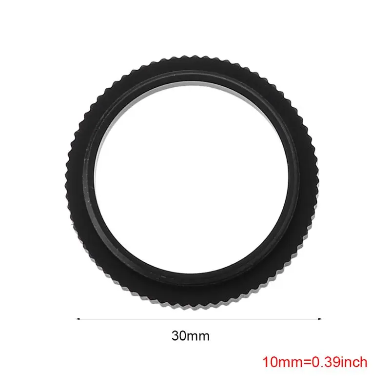 Adaptador montagem para câmera 5 mm Anel para lente montagem Adaptador Aliminum preto