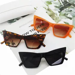 Gafas de sol de gran tamaño con forma de ojo de gato para hombre y mujer, lentes de sol cuadradas con protección UV400, a la moda, para vacaciones en la playa