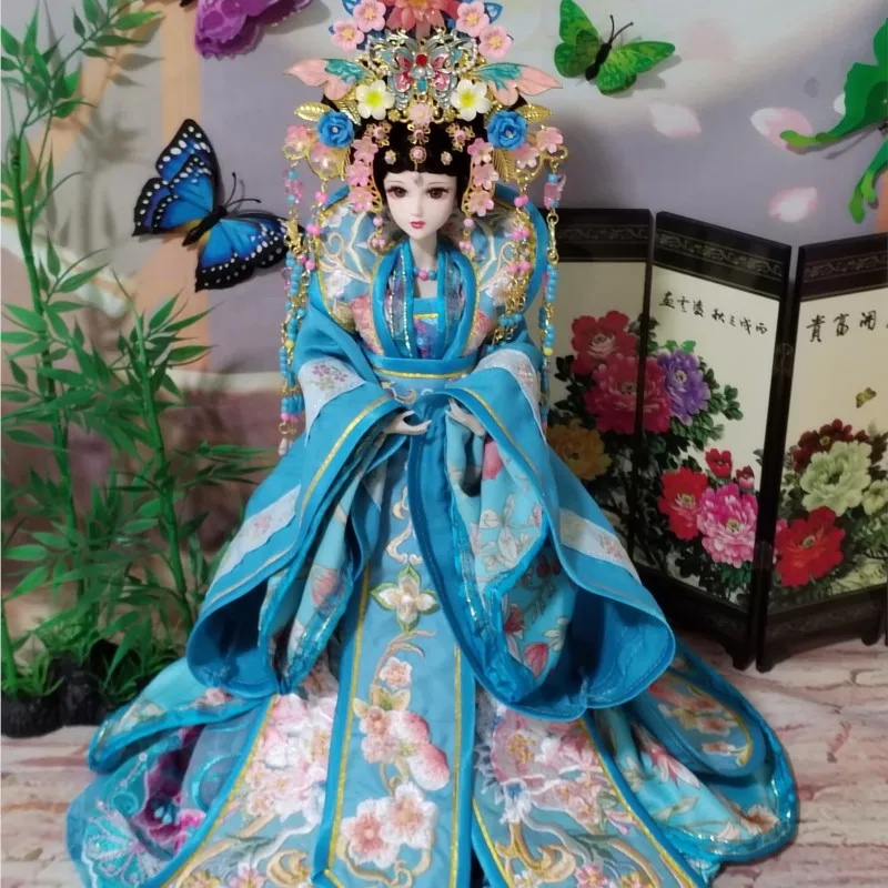 

2026 New Children's Chinese Costume Doll Creative Kids' Handmade 30cm Ancient Style Hanfu Doll For Girls' Birthday Gifts LI931