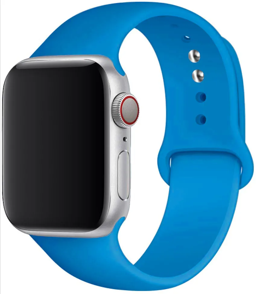 2026 Neues Silikonarmband für Apple Watch Band 10 46mm/42mm 44mm 40 38 45 41 Sportarmband iWatch Serie 11 987 SE Ultra2 3 49mm