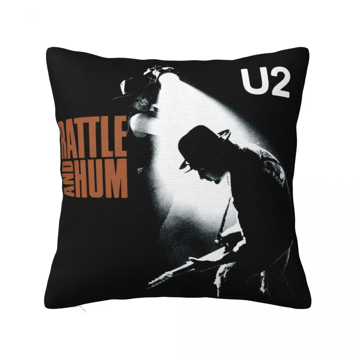 U2 Rattle Hum Black New Official Personalized New Print New Design Great Quality Girl Science Pillow Case