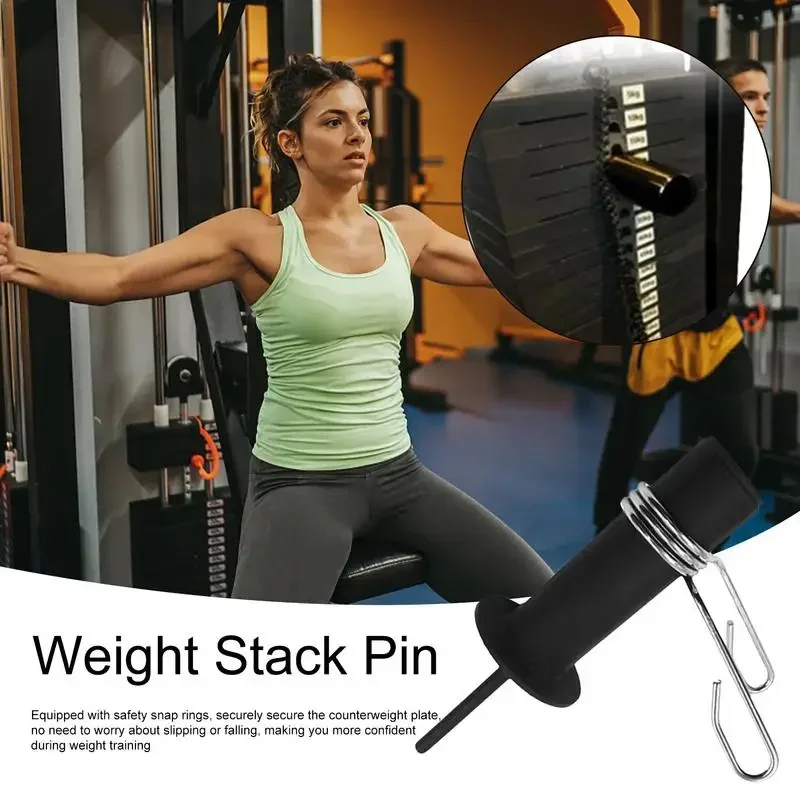 ث البلاك poids استبدال avec pince à ressort، goupille d'haltère، اكسسوارات الجمباز