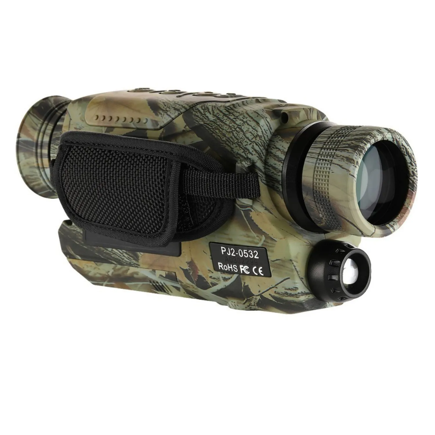 Digital Night Vision Monocular - 200M Viewing Range, IR Infrared, Photo Capture, for Hunting Outdoor Surveillance