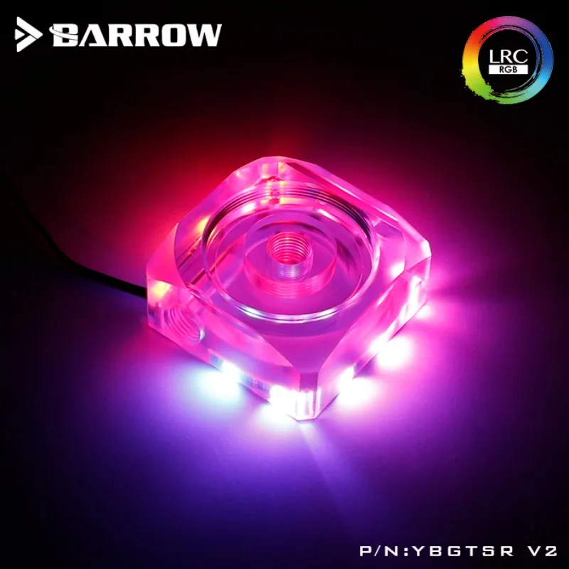 Barrow YBGTSR-V2, Acrylic Pump Thread Top, LRC 2.0, For 17W / DDC Pump, For Installing Reservoir Components To Work Independent
