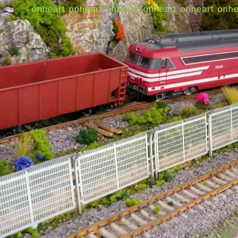 1/64 Miniature Fence Model Safety Net Barrier for DIY Model Train Layout Diorama Realistic Railway Scene Accessories for Hobby - view 4