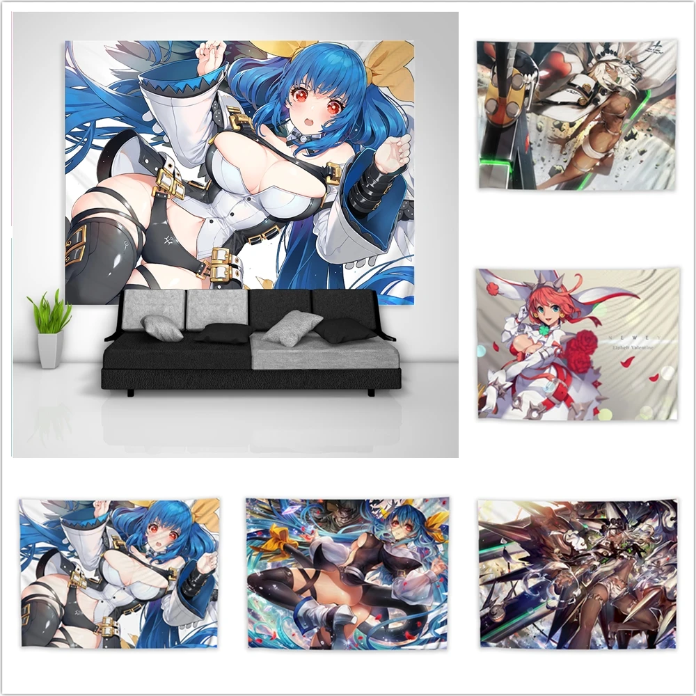 Guilty Gear Dizzy Elphelt Ramlethal Japan Anime Movie Posters Decor Baby Kids Room Decor Print Pictures Wall Art Canvas Painting