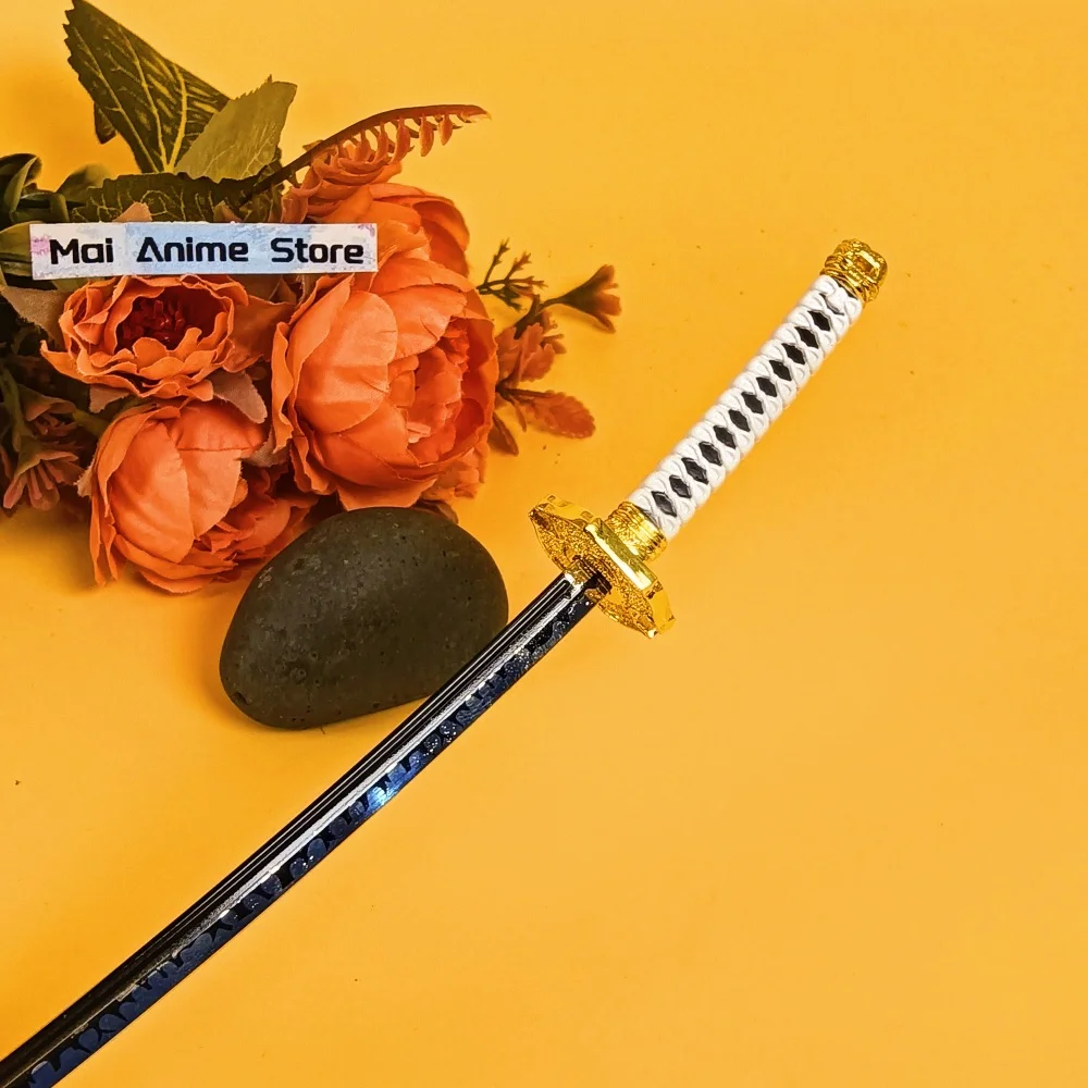 10인치 메탈 버질 야마토 카타나 데빌 메이 크라이 애니메이션 아이언 닌자 나이프 야마토 실물 크기 사무라이 검 장난감 선물