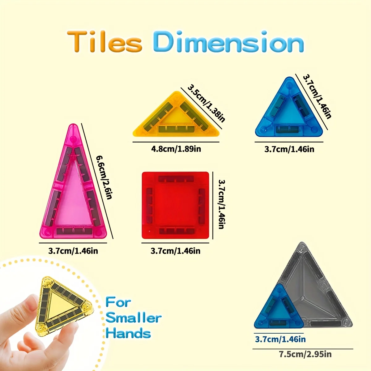لعبة مكعبات بناء مغناطيسية مع صندوق حديدي، مجموعة سفر محمولة، لعبة تركيب للسفر، هدية عيد ميلاد