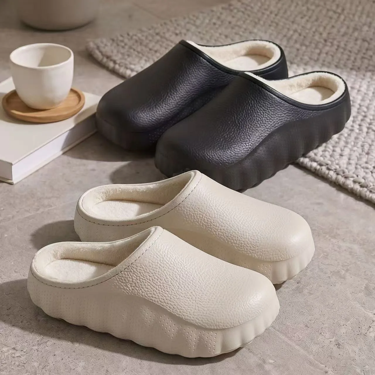 Herren Clogs Hausschuhe EVA Loch Herren Mules Rutschfest Dicke Weiche Plateau-Slides Bequeme Herren Schnelltrocknende Outdoor-Sandalen – Detail 37