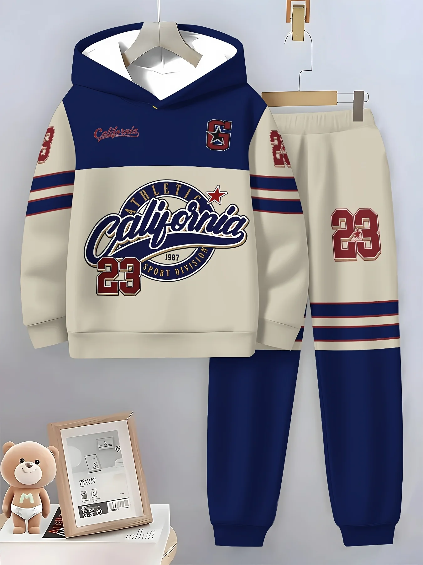 

Мужской спортивный комплект Y2K на осень/зиму с 3D-печатными буквами, модный и подходит для мужчин, уличный повседневный универсальный комплект из 2 предметов