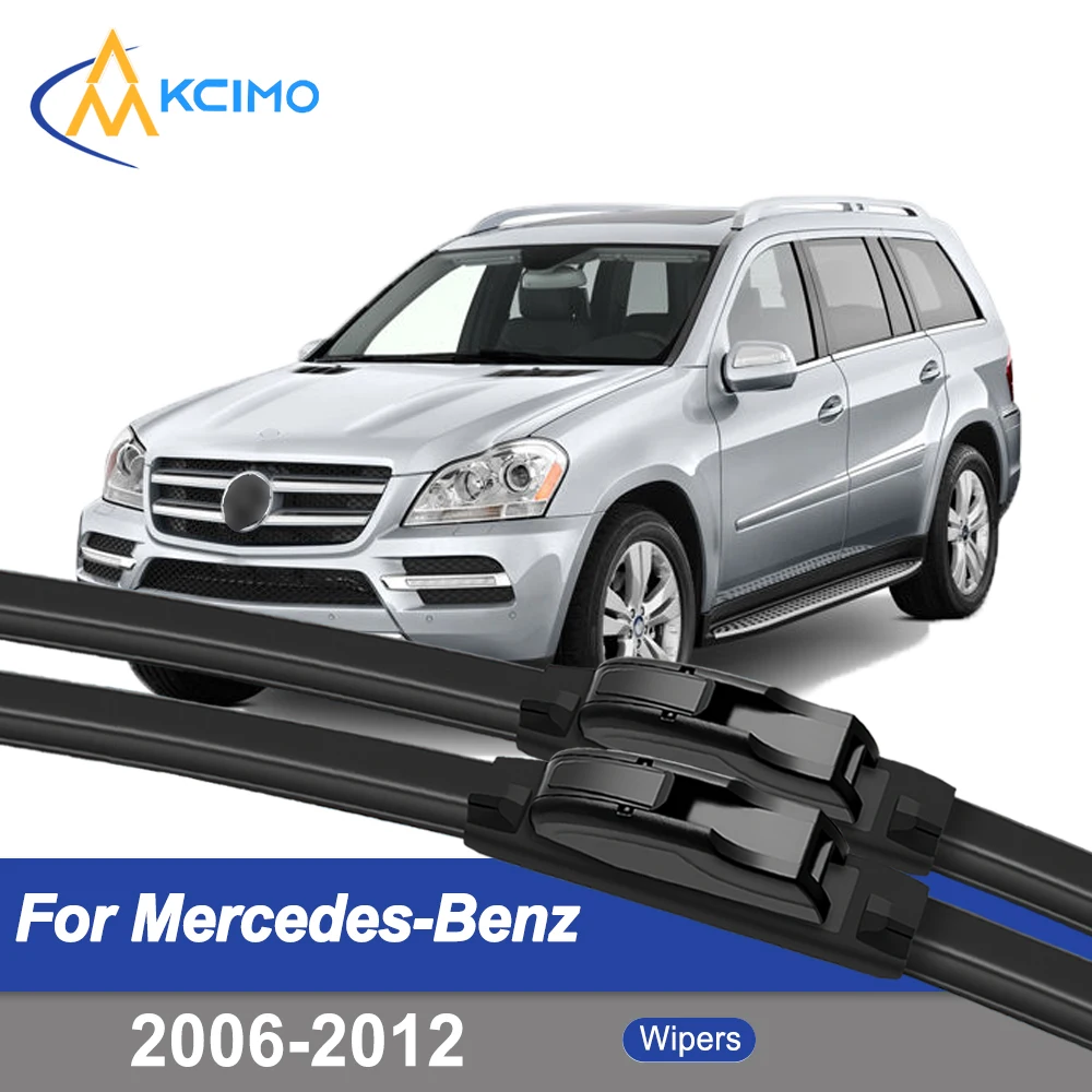 

Premium Rubber Durable Silent Windshield Wiper Blades 2pcs for Mercedes Benz GL Class 2006-2012 X164