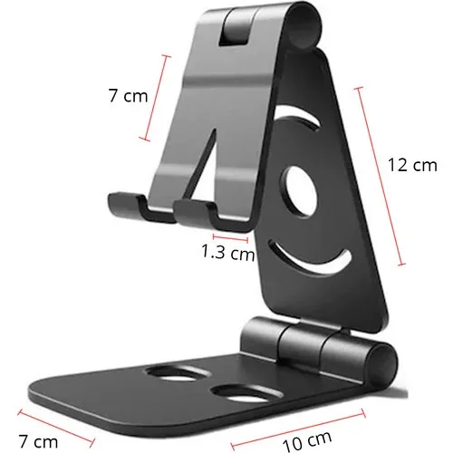 Wlue Plastic Adjustable Tablet & Phone Holder Stand 270 Degree Moving