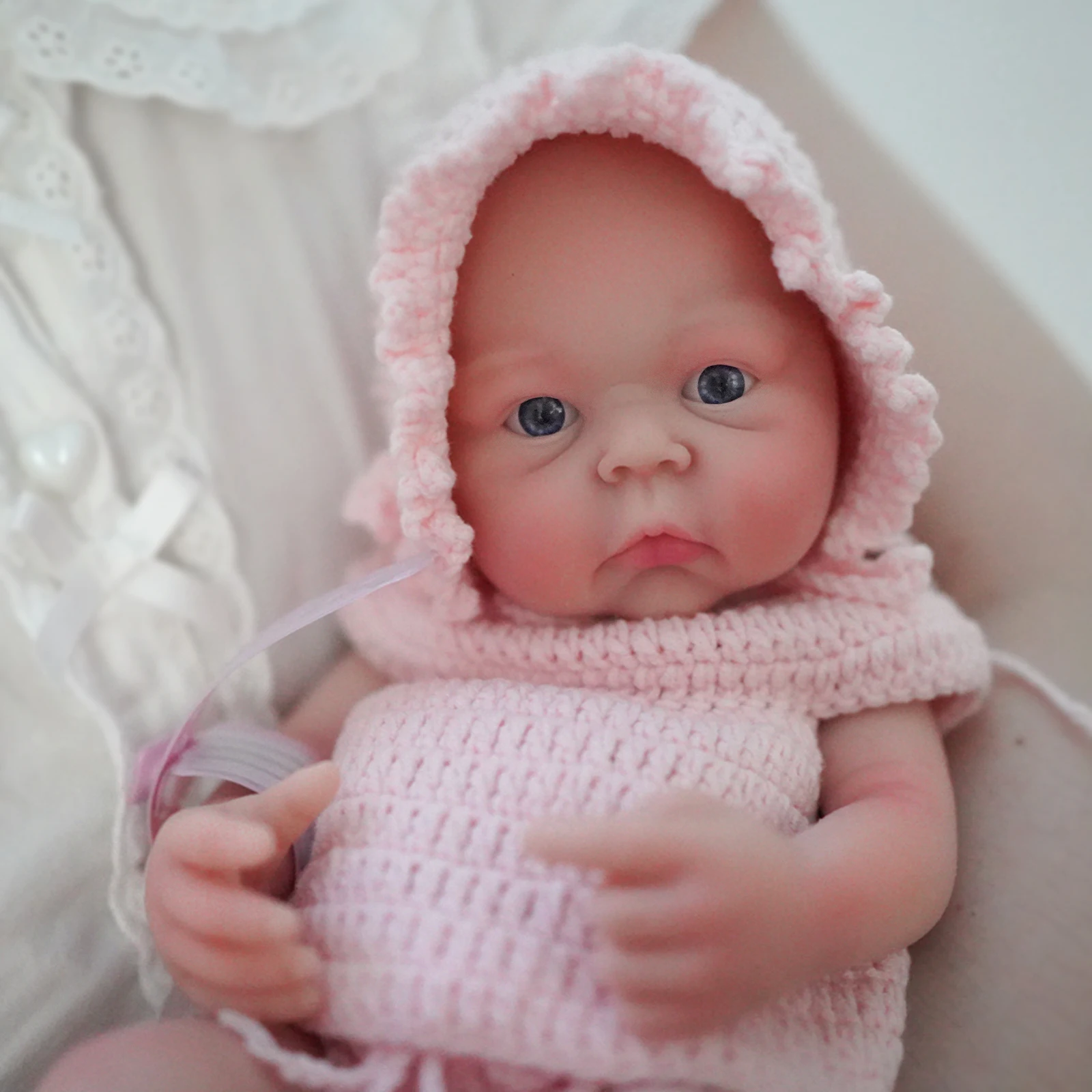 30Cm Micro Preemie Full Body Silicone Reborn Baby Doll Lifelike Reborn Doll Surprise Children Anti-Stress Bebe Reborn