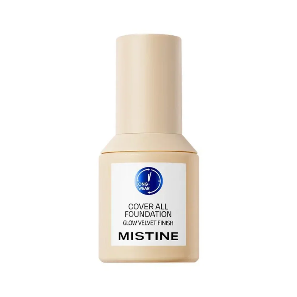 

Mistine Small Blue Shield Foundation 30g Concealer Moisturizing Oil-Control Long-Lasting Nourishing Waterproof Makeup Cosmetics