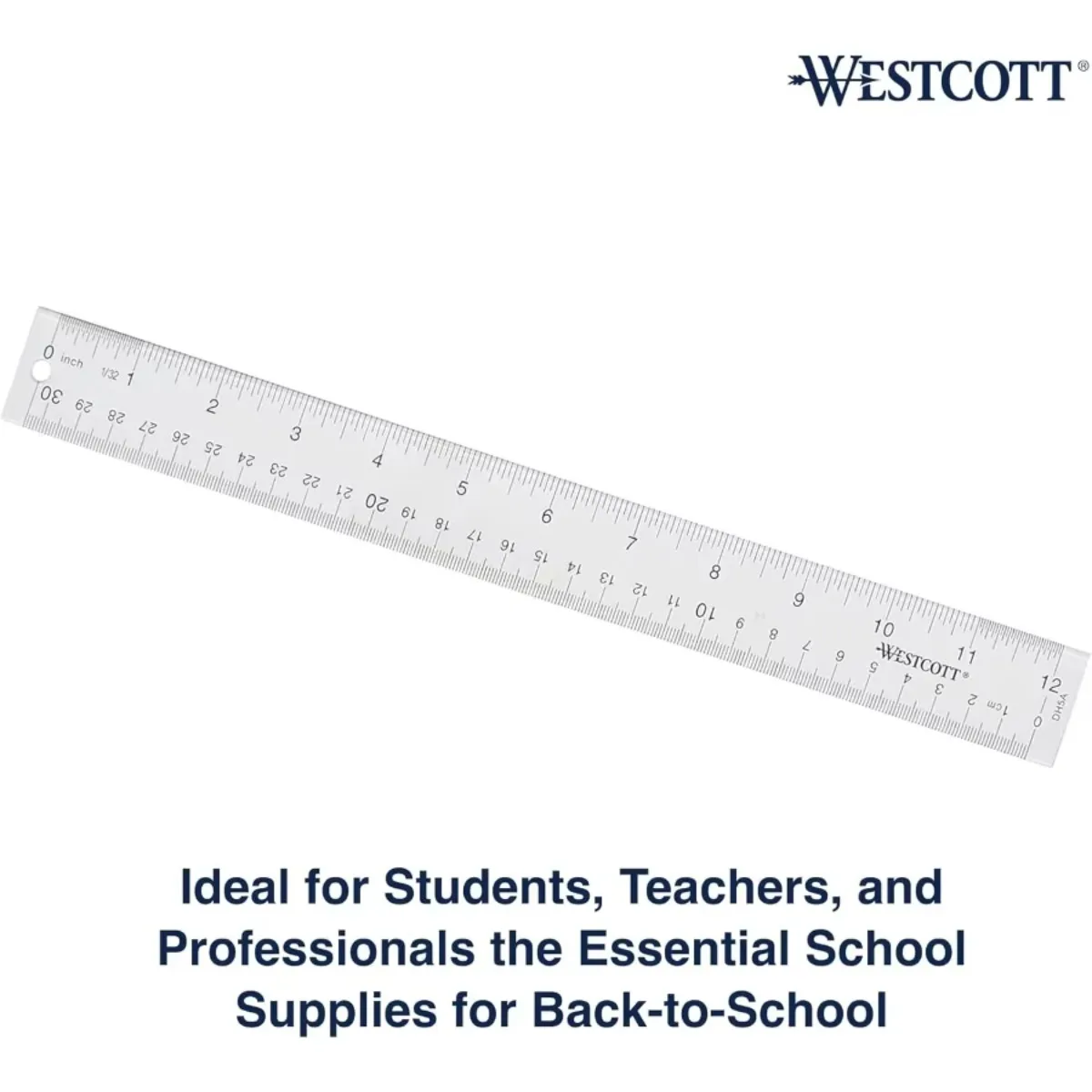 아크릴 투명 자, 읽기 쉬운 표시, 긁힘 방지 디자인, 돌출된 경사진 가장자리, 공예, 사무실, 교실용