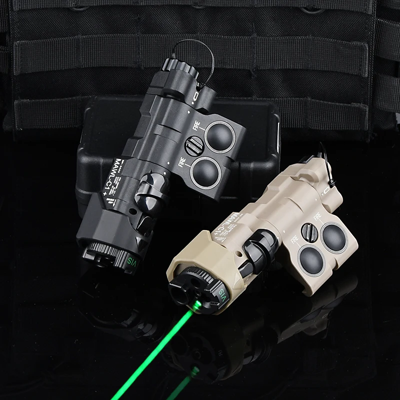 WADSN MAWL-C1 IR laser pointer LED Aiming assist Red Dot Hunting Weapon Lights plastic Self defense Airsoft accessories