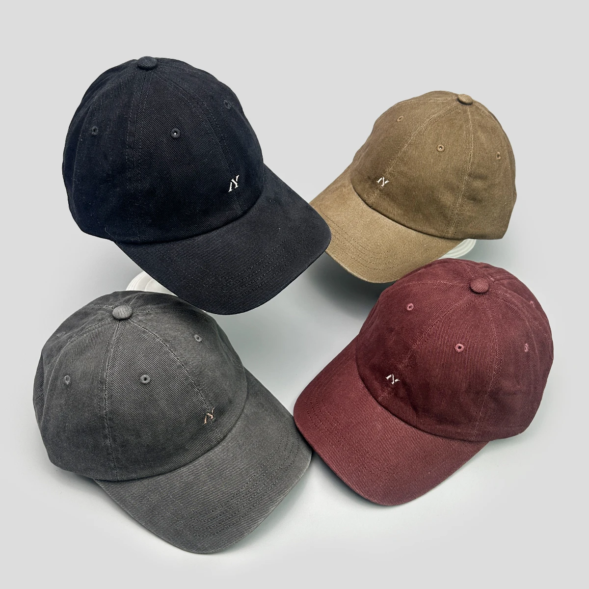 

Simple Embroidered N Letter Baseball Hats New Men Women Sunshade College Style Versatile Retro ins Fashion Casual Peaked Caps