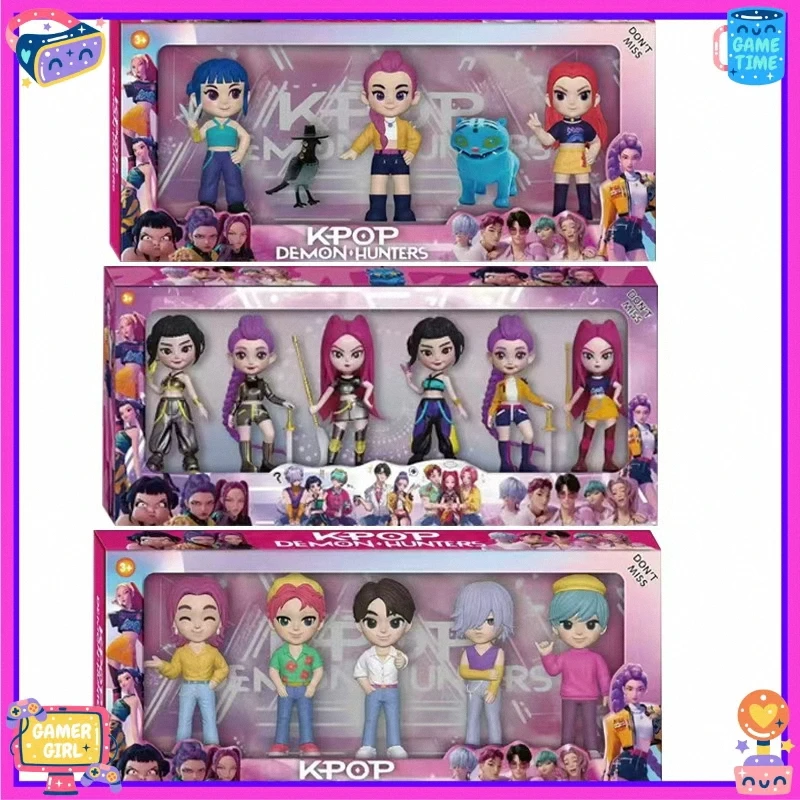 2025 quente anime kpop diabo caçador boneca brinquedo de vinil rumi mira zoi personagem máscara de vinil caixa cega ornamento brinquedo presente de natal