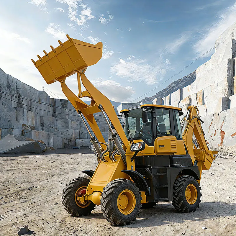 Customized Track Excellent Quality Medium Backhoe Loader Articulated Backhoe Loader Skid Steer Loader Backhoe