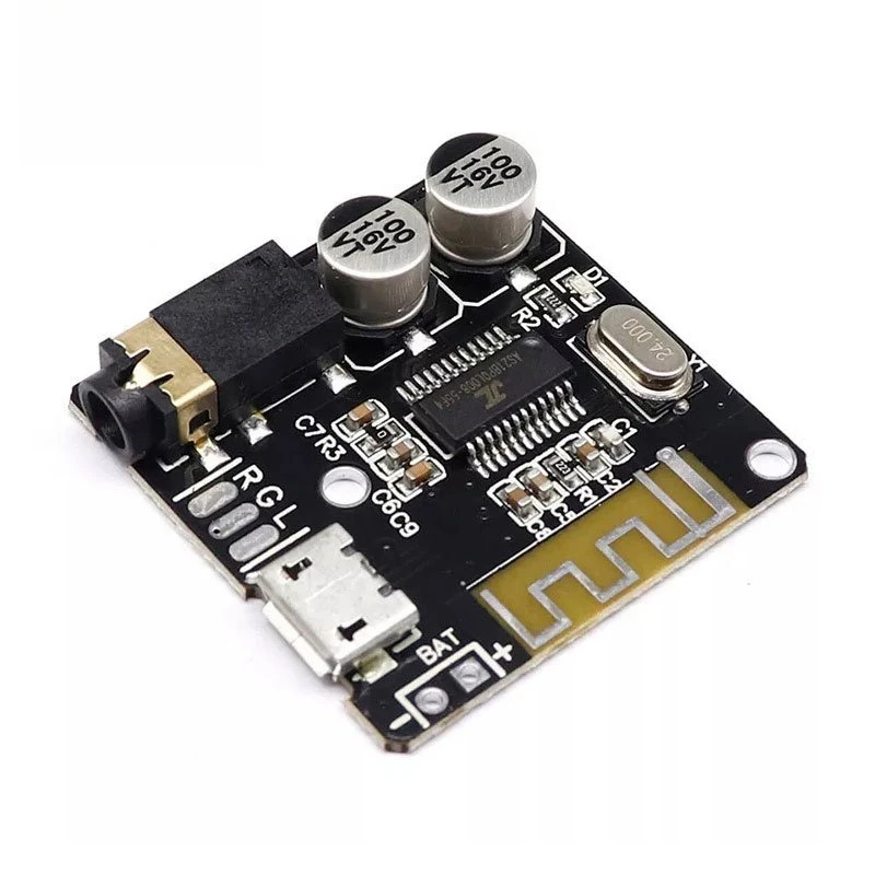 Bluetooth 5.0 MP3 Decoder Board XY‑BT‑Mini with Amplifier Receiver Module for Wireless Speaker Audio Projects