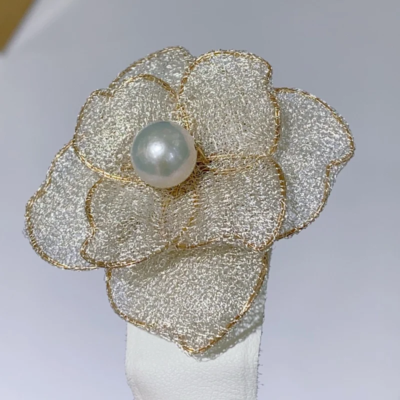 

SGARIT Original Design Brooch Pins Exquisite Bouquet Broche for Women's Clothing Corsage Decoration pearl brooch
