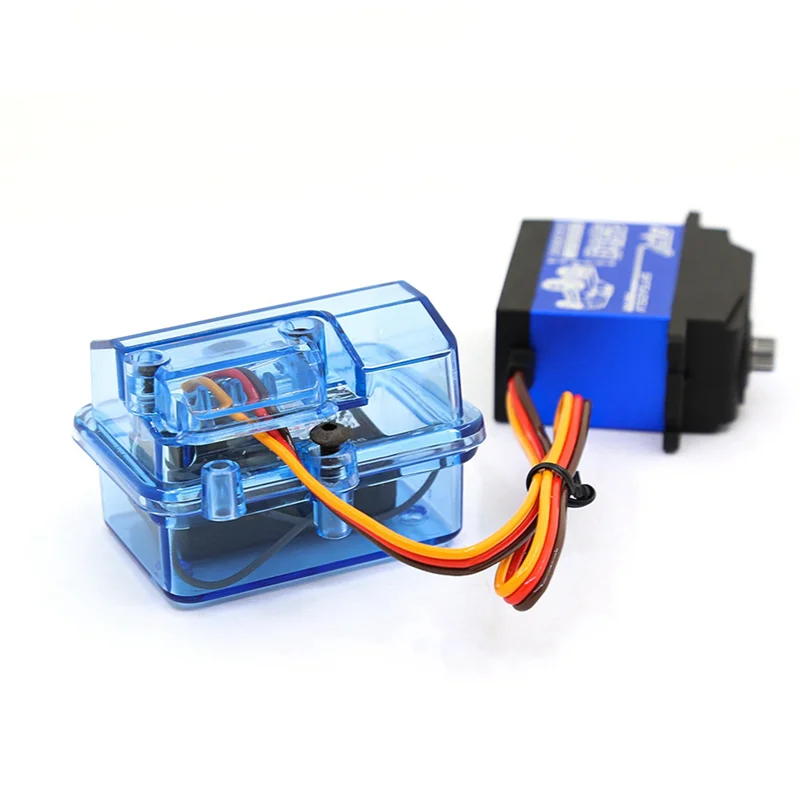 【Sleek Design】3X Blue Plastic Waterproof Receiver Receiving Box For Huanqi 727 / Slash RC Car Upgrade Parts