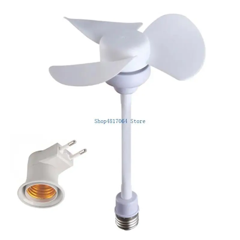 T3LB 1000RPM Cooling Fan E27 Ceiling Fan 360 Degree Adjustment 6in Chandelier Fan