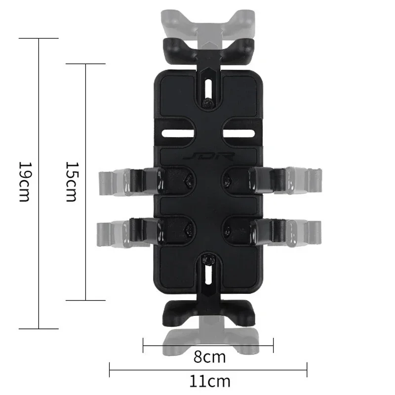 Manillar de bicicleta Universal para motocicleta/espejo retrovisor soporte para teléfono móvil soporte para dispositivos entre 4,7-7,1 pulgadas X3