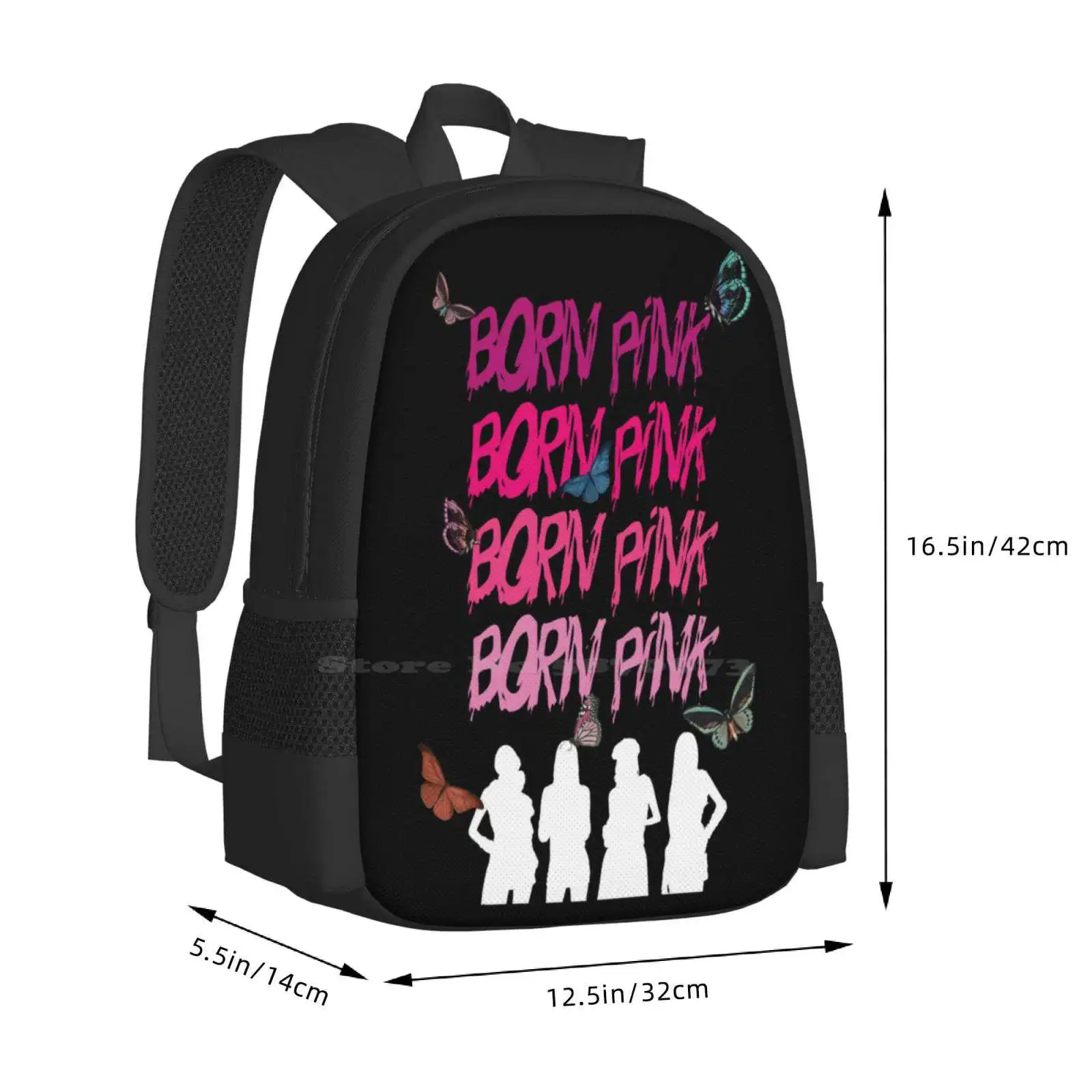 Born Pink - Be Blink Hot Sale Schoolbag Backpack Fashion Bags Kpop Blink Born Pink Lisa Rose