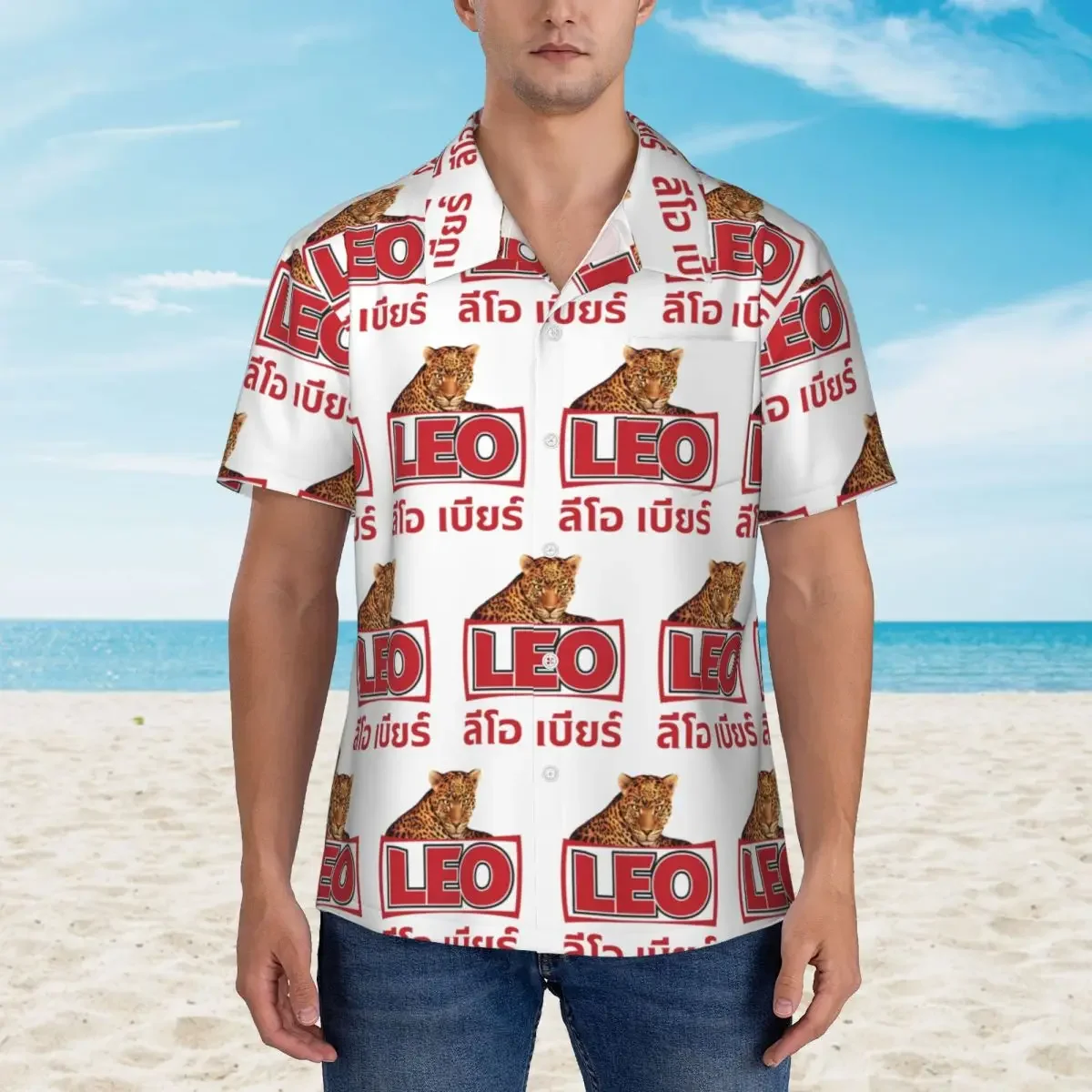 Leo Beer Bangkok Hawaiian Shir - Mens Fashion Bangkok บทวิจารณ์และราคา