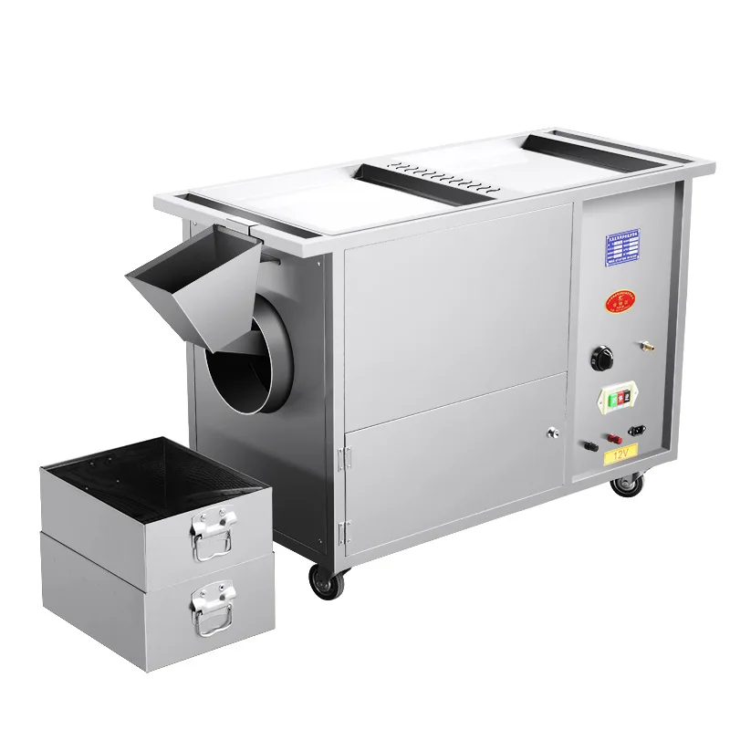 

Commercial frying machine Automatic frying chestnut machine