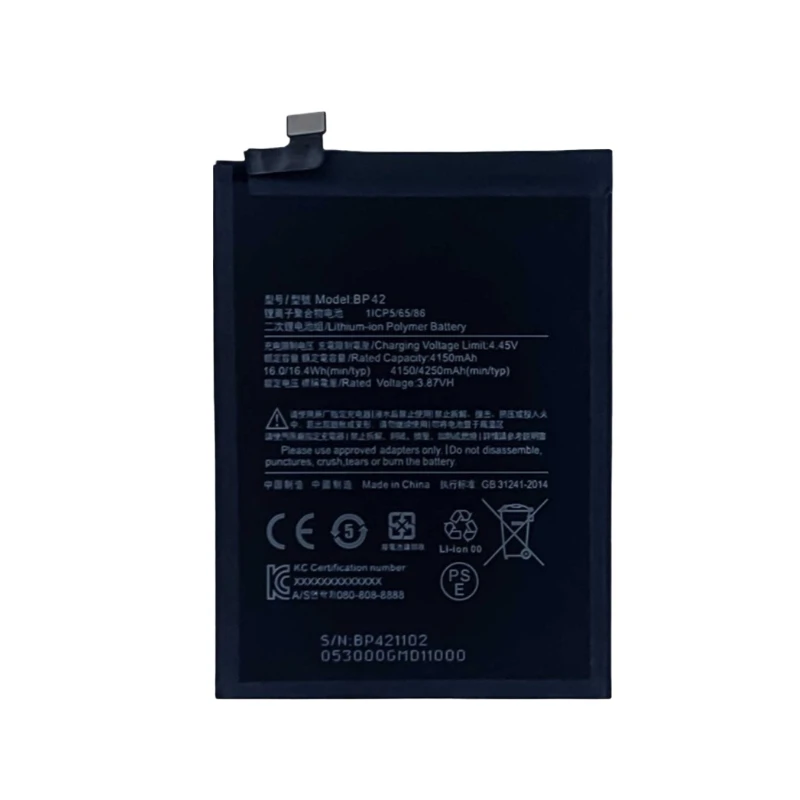 New Replacement Mobile Phone Battery 3.87V 4250mAh BP42 for Xiaomi Mi 11 and 11Lite