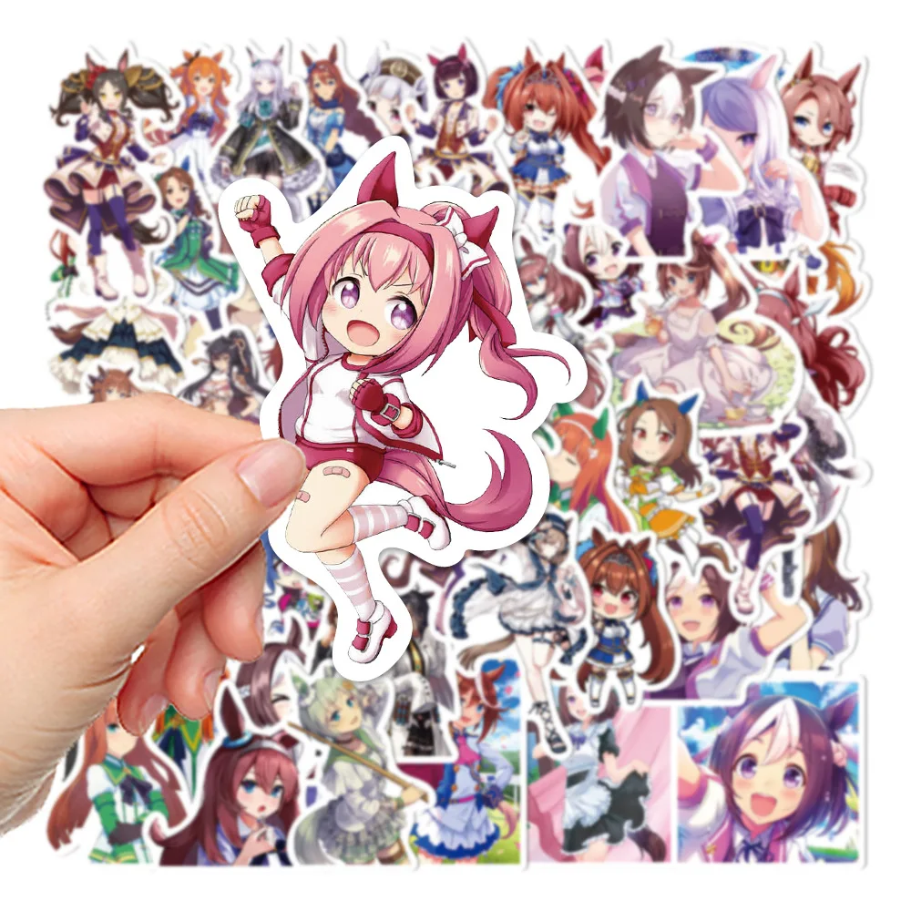 10/30/50 SZTUK Naklejki Graffiti Uma Musume Pretty Derby Gra Anime Dziewczyna Kreskówka Naklejka na Gitarę Telefon Kubek na Gitarę Deskorolkę Zabawka