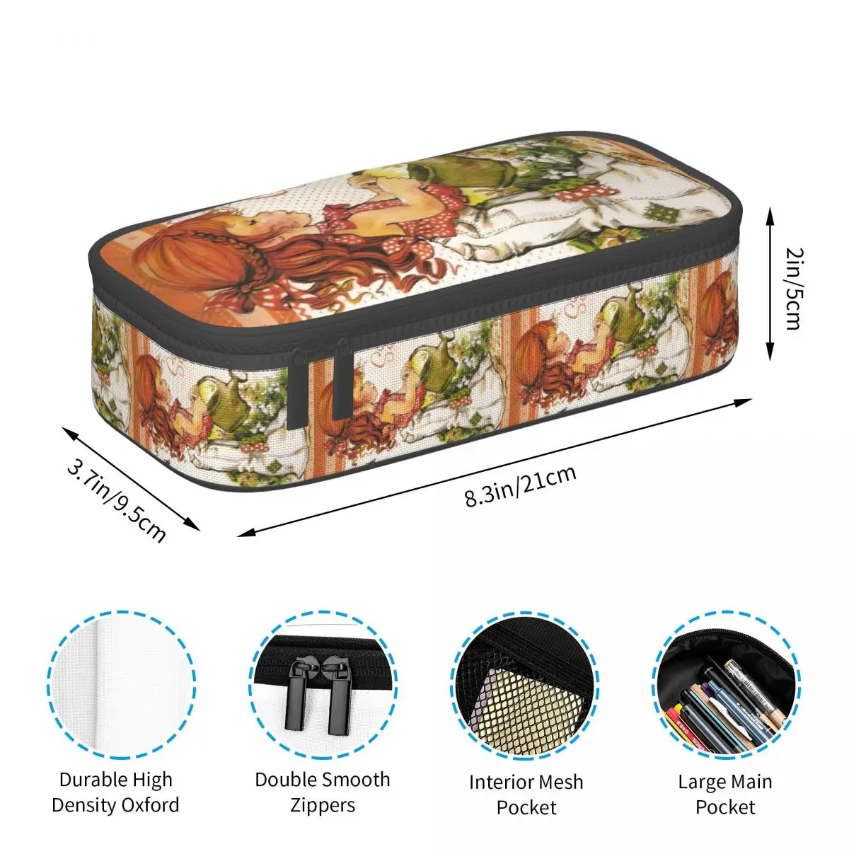 مخصص Kawaii رائعتين S-Sarahs K-Kays مقلمة لصبي فتاة سعة كبيرة الكرتون فتاة صندوق رصاص القرطاسية