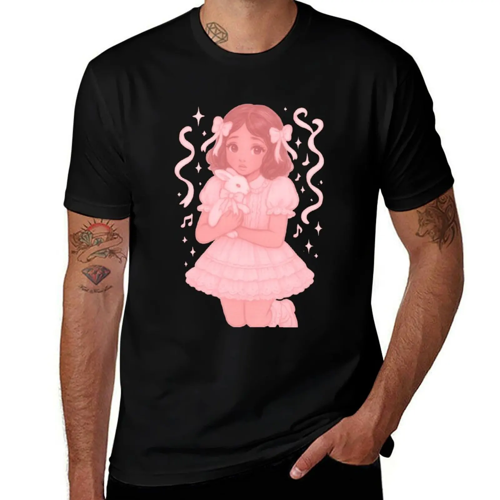 

Coquette Girl T-Shirt plain street wear cute clothes Blouse men clothing