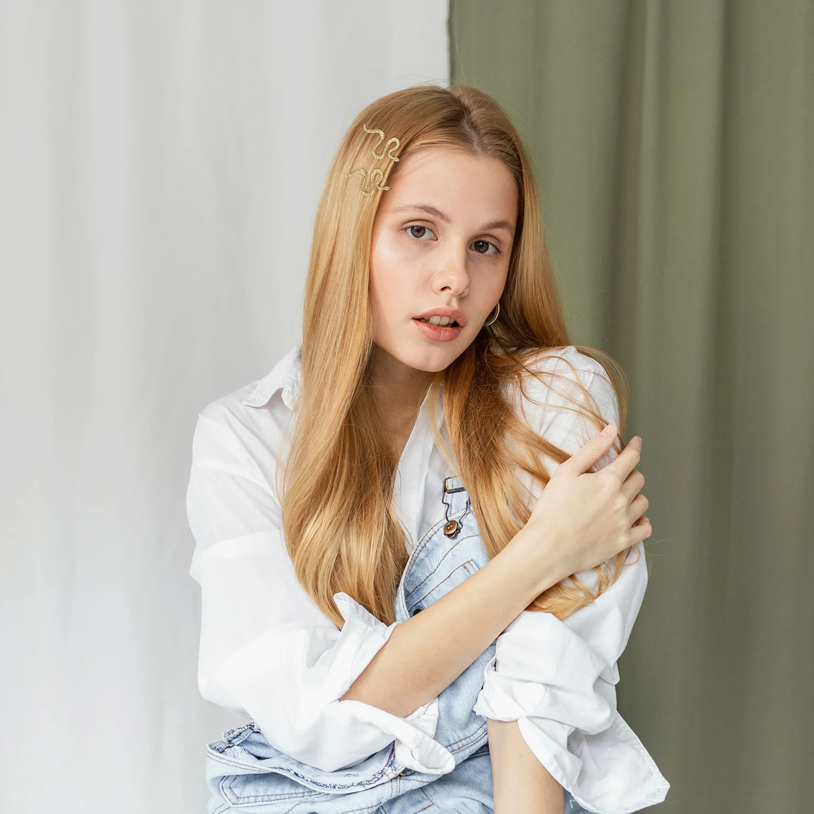 4pcs S Shape Hair Clip Metal Snake Hairpin For Women Hair Clips Elegant Barrettes Decorative Pin Accessory