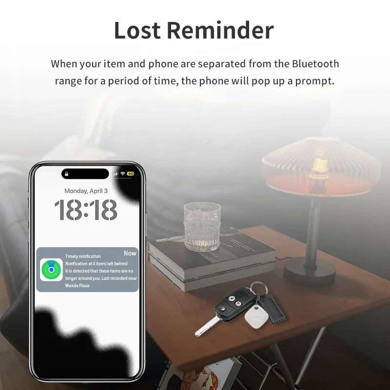 Smart Tag Tracker GPS Positioning Kid Luggage Key Finder Smart Tracker Device Dedicated Locator For Apple Find My App IOS System