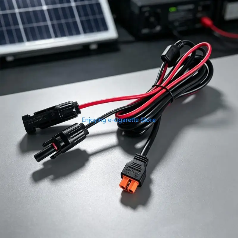 Mc 4 to XT60IF Outdoor Solar Panel Charging Cable for Power Station Setups Y4QF