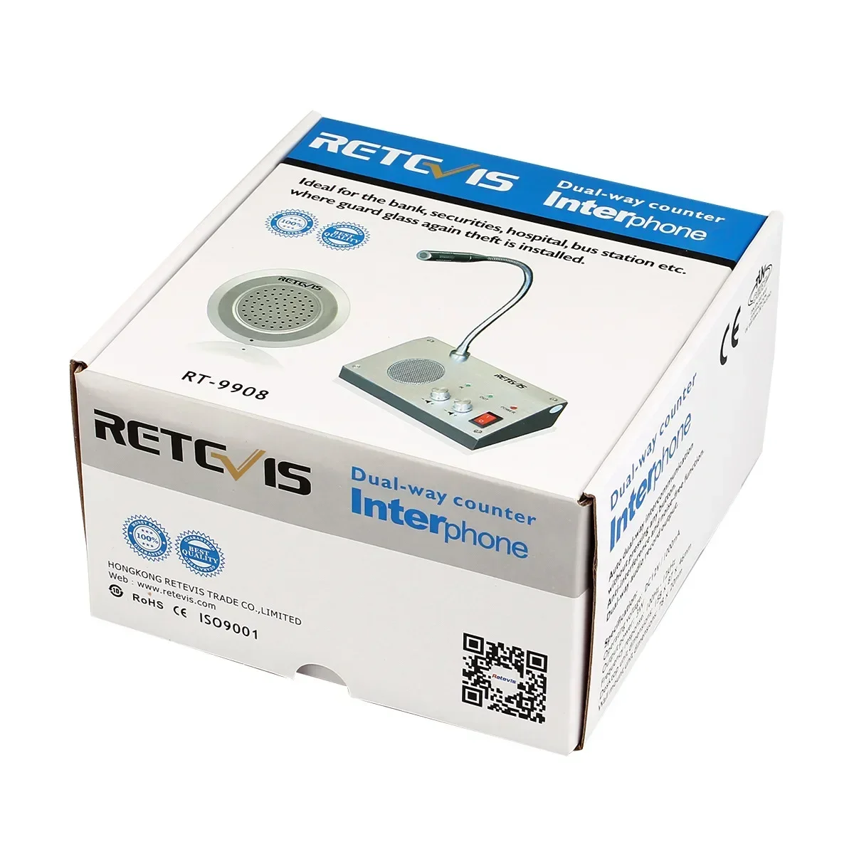 Sicherheit Bank Zähler Intercom System Englisch Version Dual-way Intercom Für Ticket Büro Krankenhaus Beste Fenster Intercom Mini