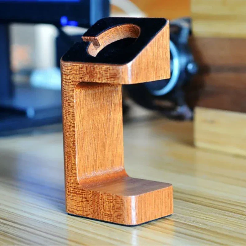 Wooden Apple Watch Charger Stand Smartwatch Desktop Holder Charging Station Wrist Watch Base Original Apple Bracket Accessories